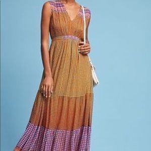 NEW ANTHROPOLOGIE Aelyn Maxi Dress by Tanvi Kedia